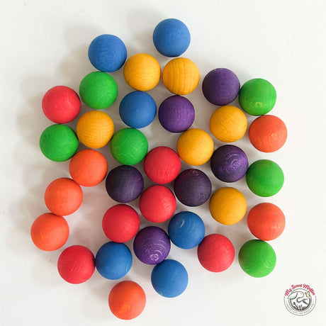 Grapat 36 Wooden Marbles