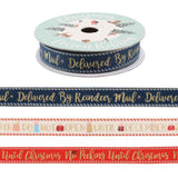 Holiday Themed Cotton Ribbon