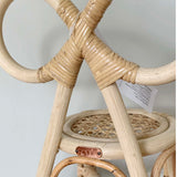 Poppie Doll size Rattan Bow Chairs, Table