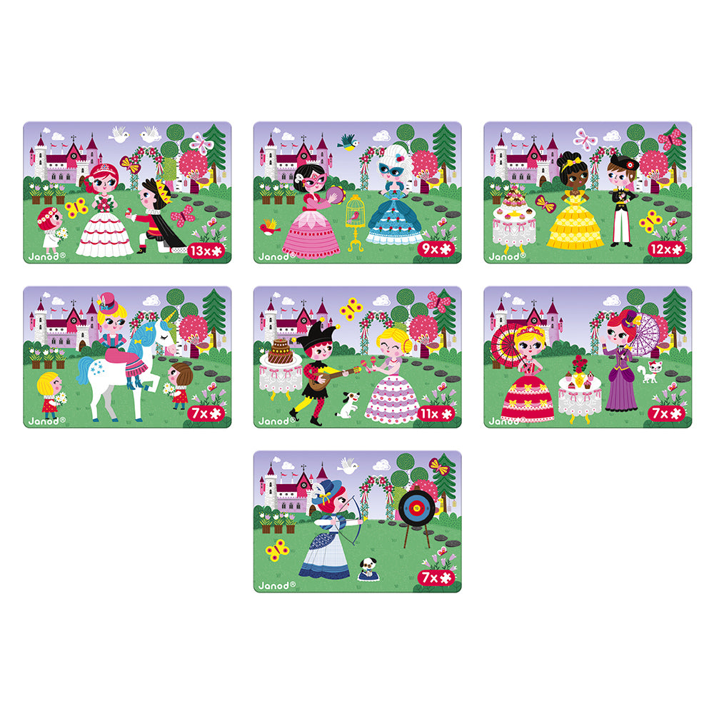 Janod Magnetic Puzzle Book, Princess