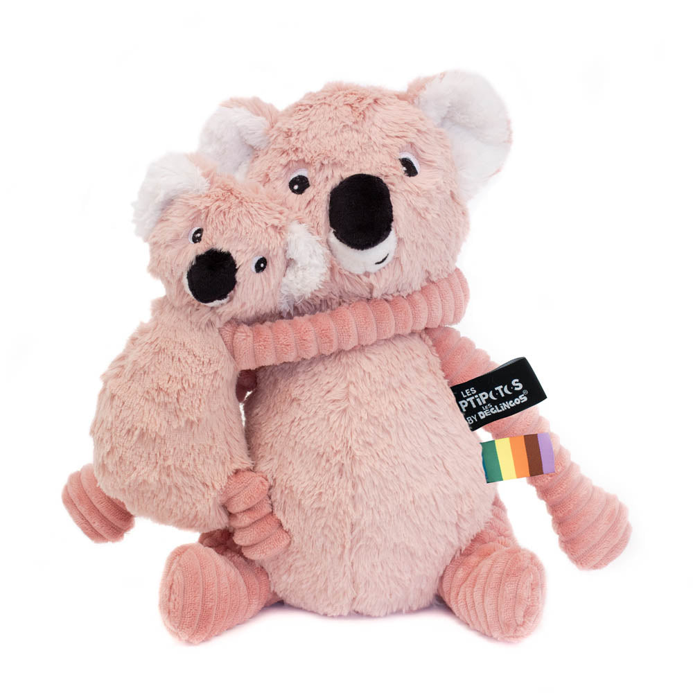 Les Deglingos Les Ptipotos, Koala Mum & Baby Pink