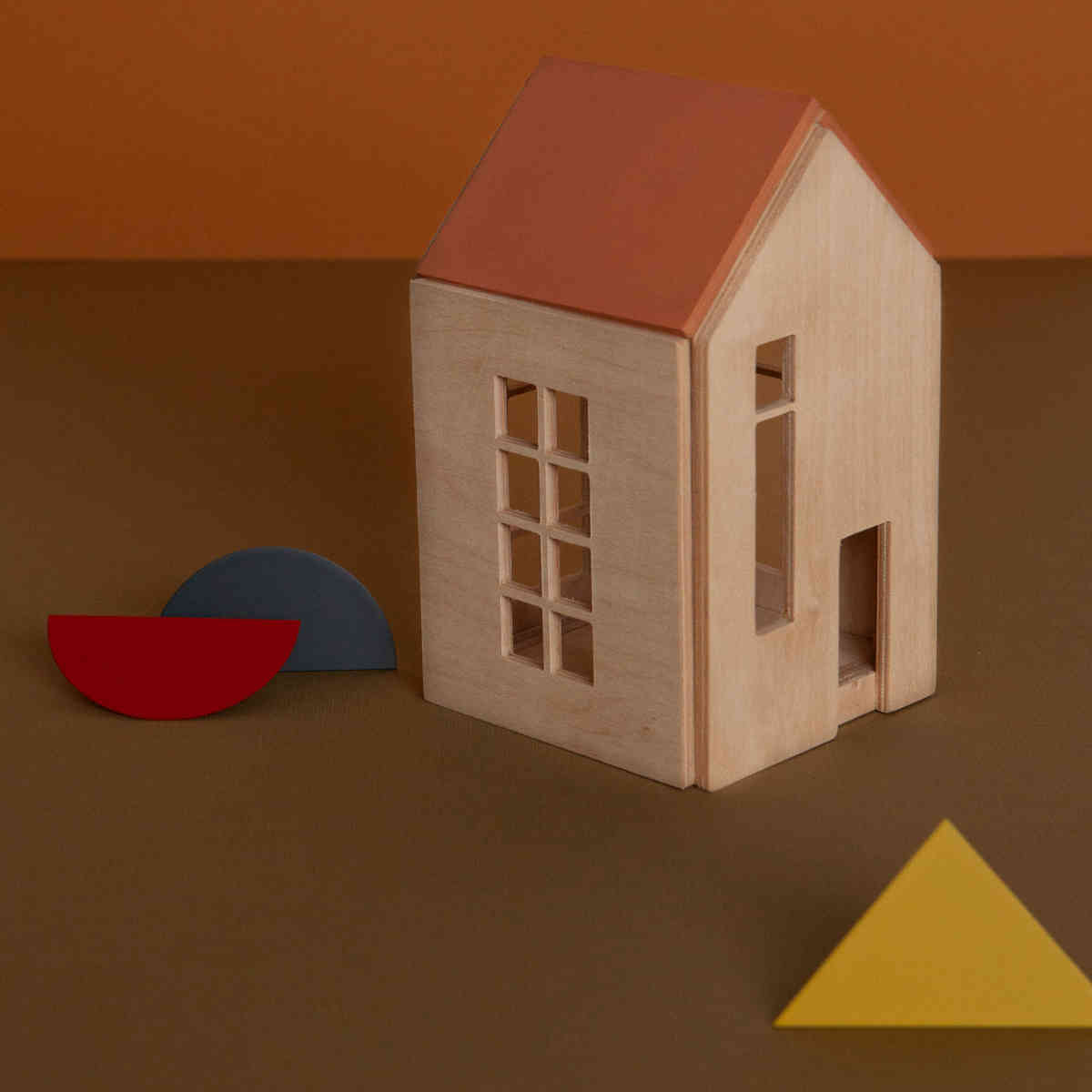 Babai Magnetic Wooden Doll House, Medium