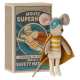 Maileg Super Hero Little Brother Mouse in Box