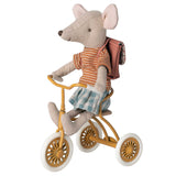 Maileg Abri à tricycle for Mouse, Ocher