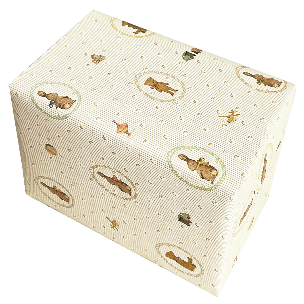 Maileg Bunnies and Teddies Wrapping Paper, 11 yards