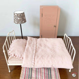 Maileg Miniature Bed, Pink