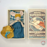 Maileg Super Hero Little Brother Mouse in Box