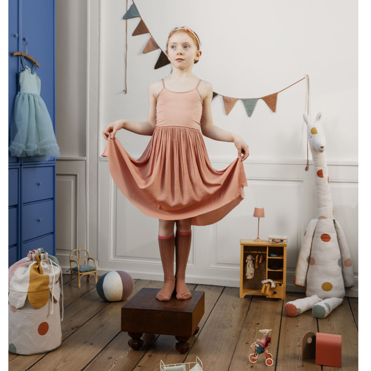 Maileg Ballerina Dress, Melon