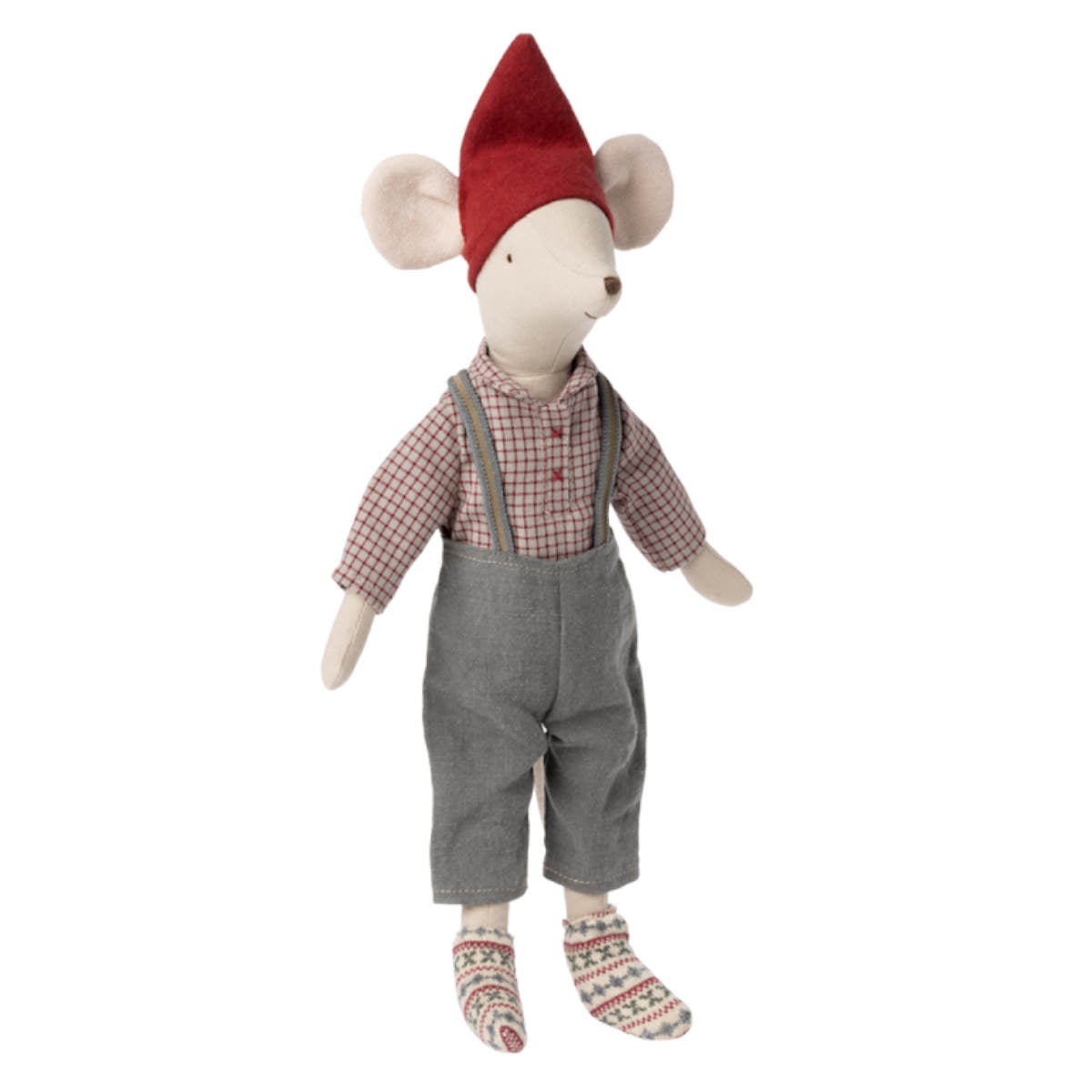 Maileg Medium Mouse Christmas Clothes with Pants