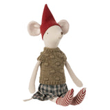 Maileg Medium Christmas Mouse, Girl