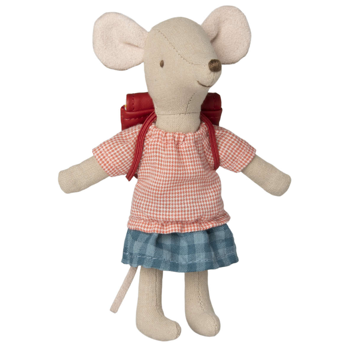 Maileg Big Sister Tricycle Mouse, Red