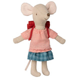 Maileg Big Sister Tricycle Mouse, Red