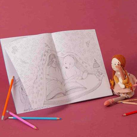 Moulin Roty Les Rosalies Coloring Book