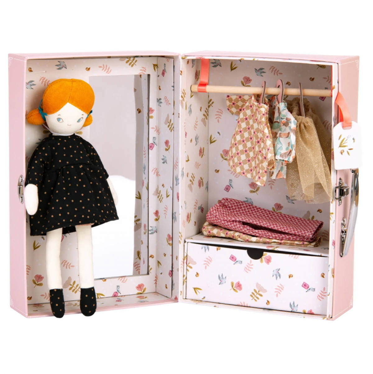 Moulin Roty Mademoiselle Blanche's Wardrobe Suitcase