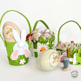 Daisy Garden Felt Easter Basket