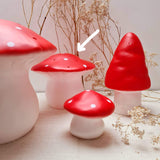 Egmont Heico Medium Mushroom LED Lamp, Red