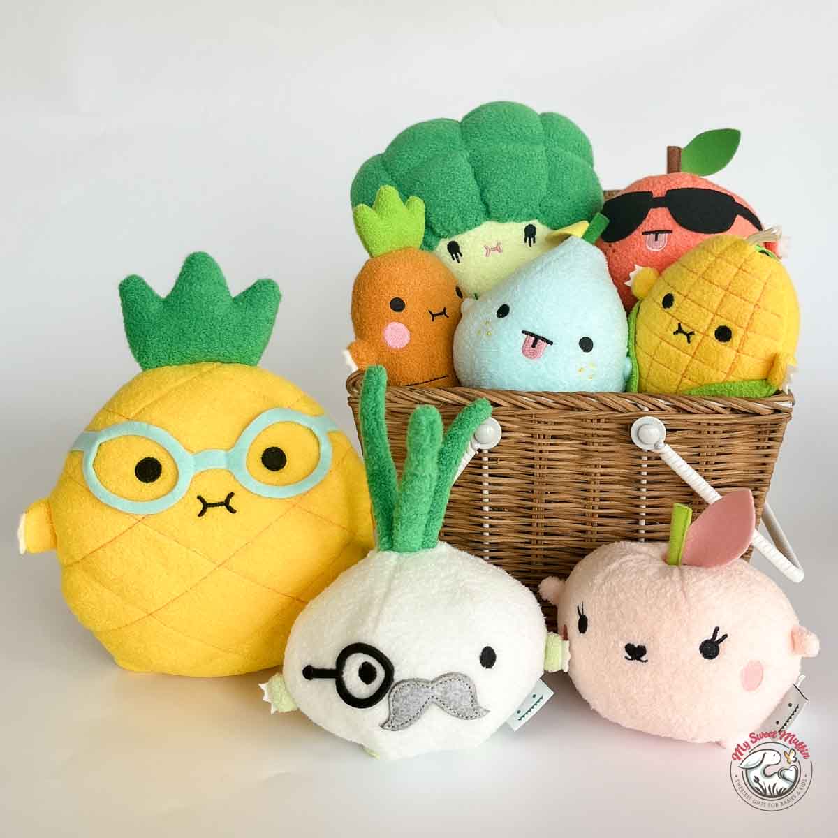 Noodoll Mini Plush Toy, Ricecrunch