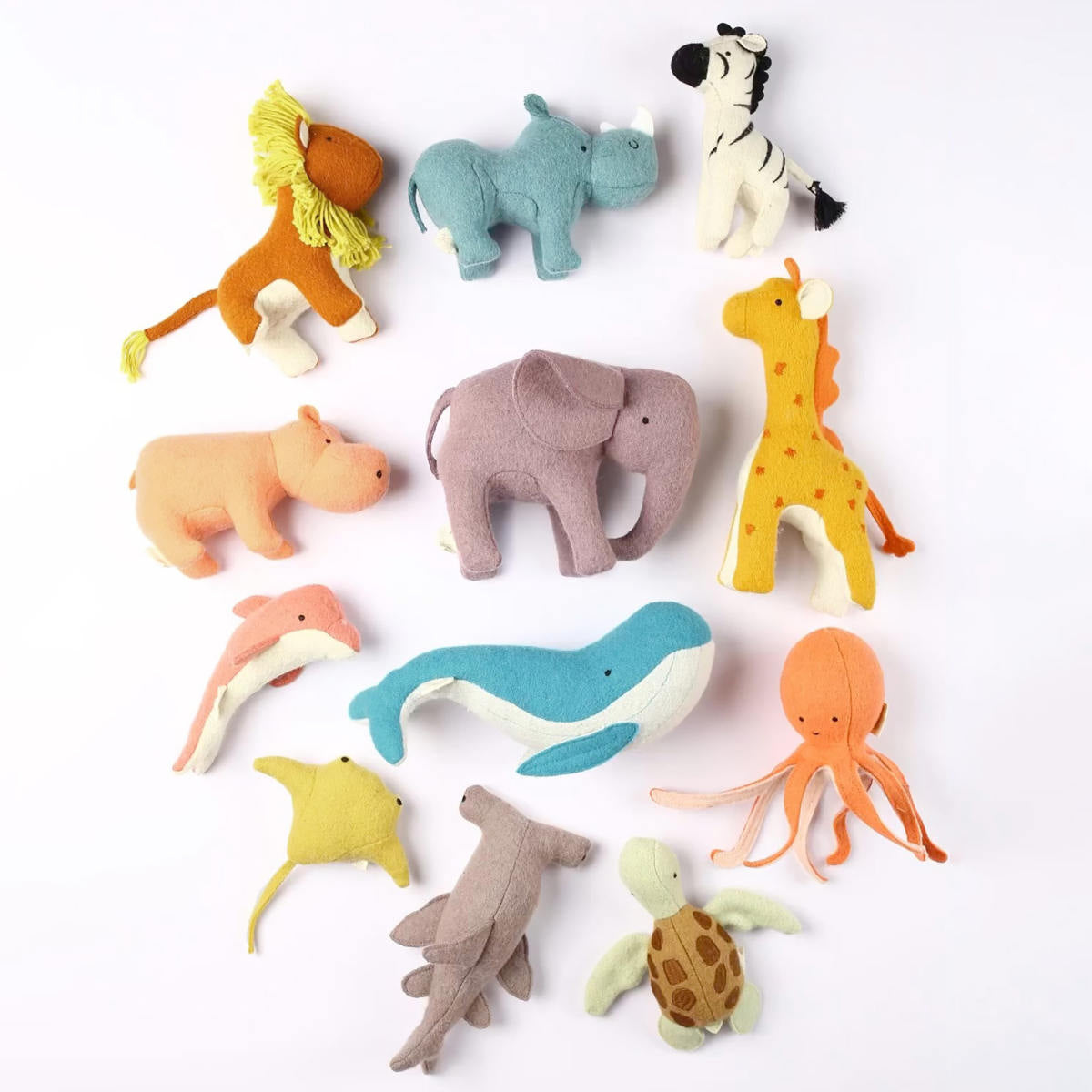 Olli Ella Holdie Ocean Animals Set