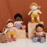 Olli Ella Dinkum Doll Snuggly Set, Honey Stripe