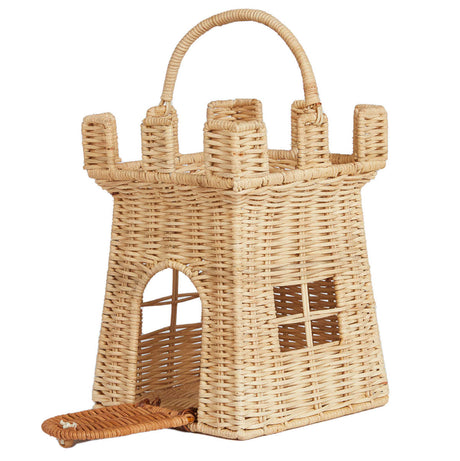 Olli Ella Rattan Castle Bag