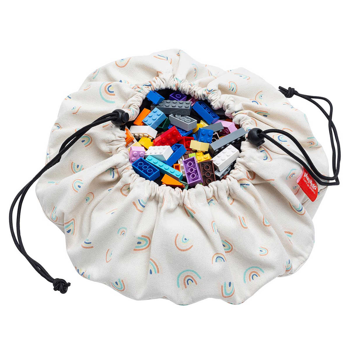 Play&Go Mini Storage Bag, Rainbows