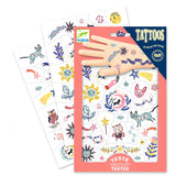 Djeco Temporary Tattoos, Sweet Dreams (Glow in the Dark)