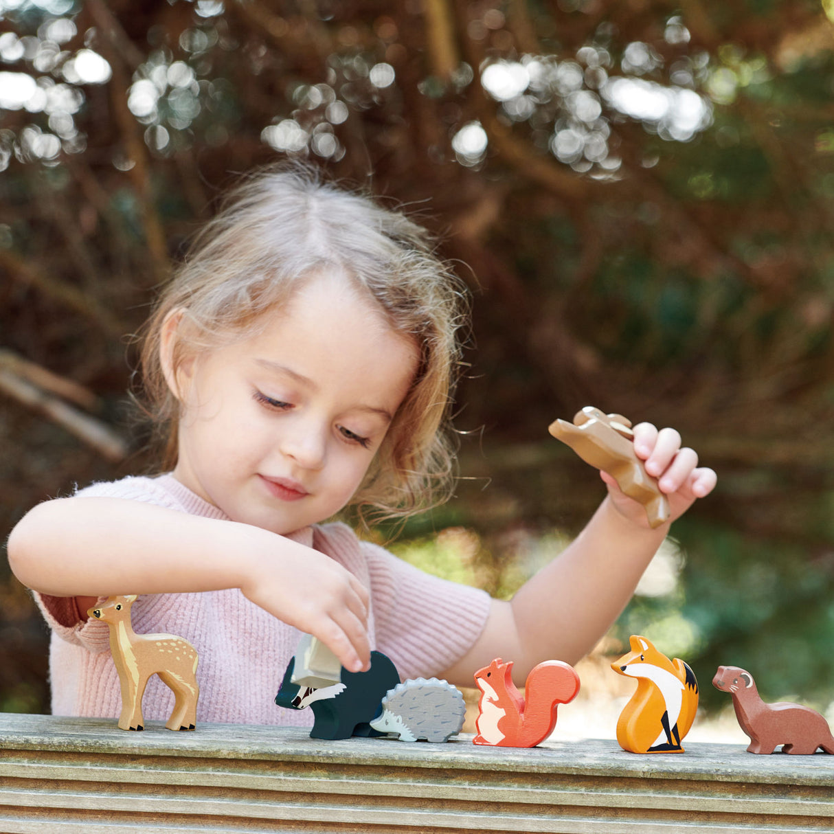 Tender Leaf Toys Woodland Wooden Animals