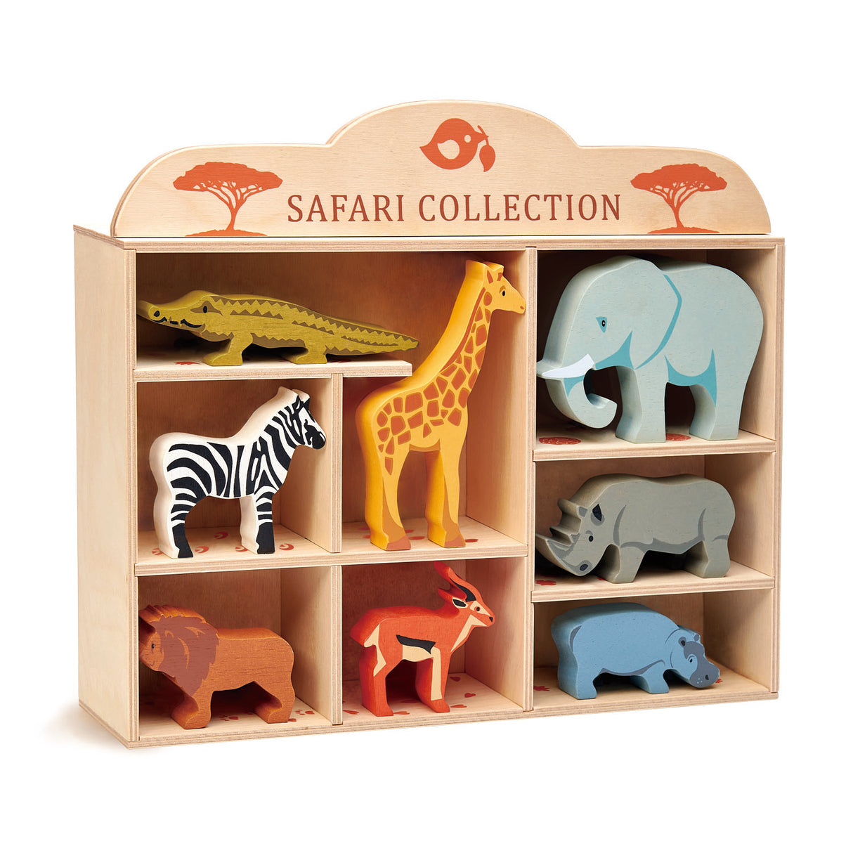 Tender Leaf Toys Safari Wooden Animals