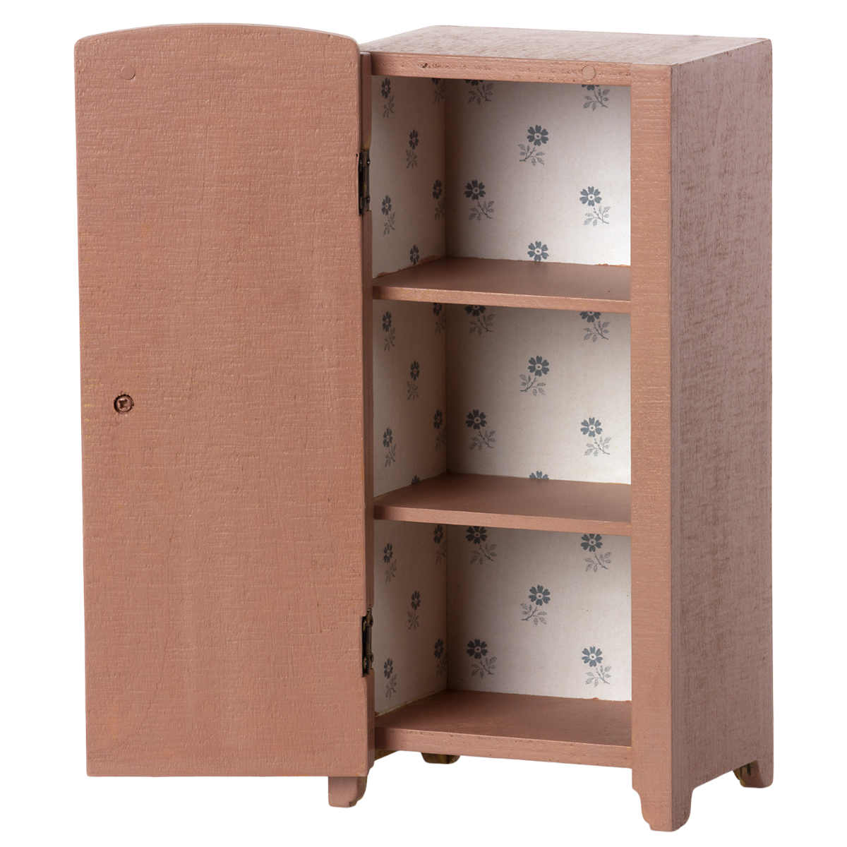 Maileg Miniature Wooden Closet, Dusty Rose