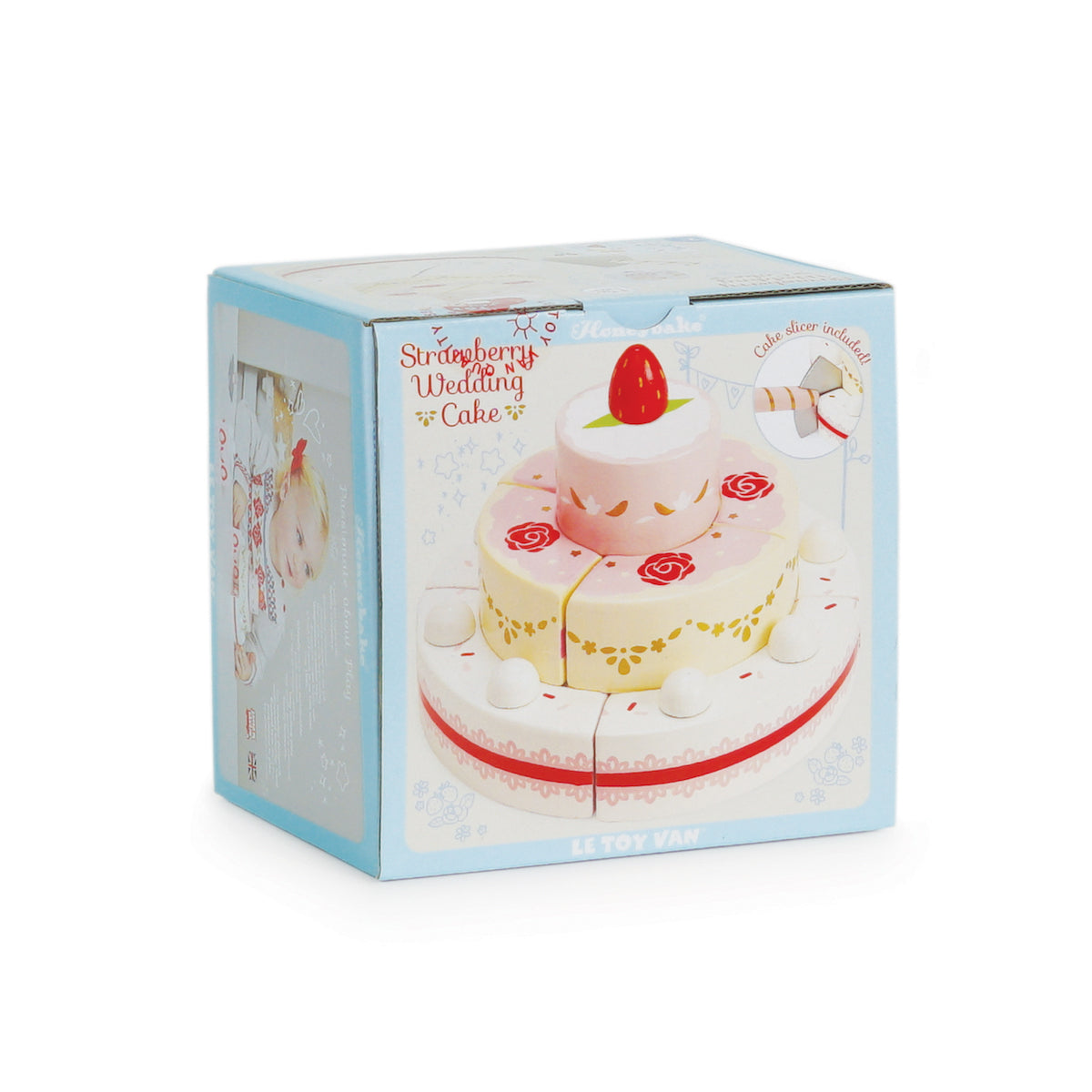 Le Toy Van Wooden Strawberry Wedding Cake