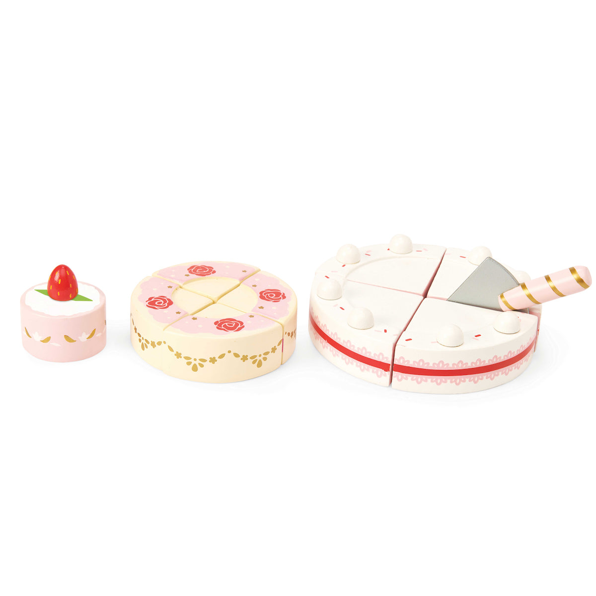 Le Toy Van Wooden Strawberry Wedding Cake