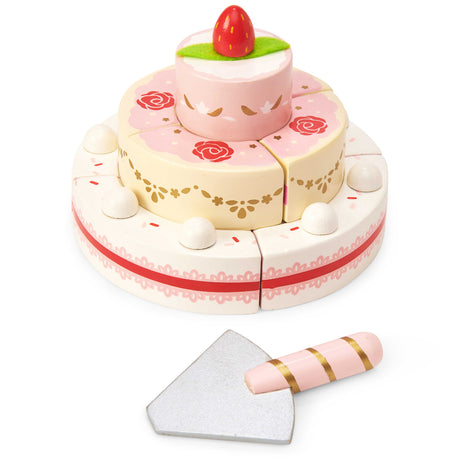 Le Toy Van Wooden Strawberry Wedding Cake