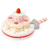 Le Toy Van Wooden Strawberry Wedding Cake