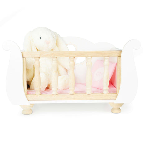 Le Toy Van Sleigh Doll Cot & Crib