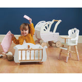 Le Toy Van Sleigh Doll Cot & Crib