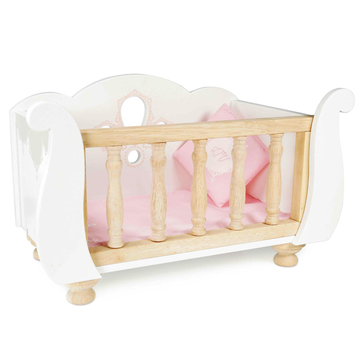 Le Toy Van Sleigh Doll Cot & Crib