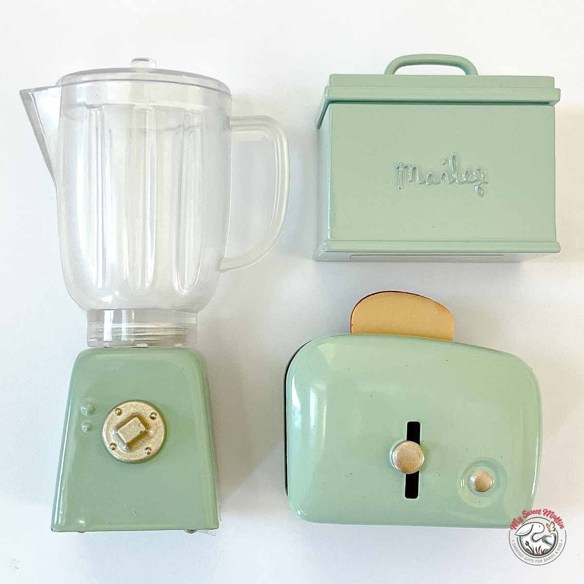 Maileg Miniature Doll House Toaster with Breads