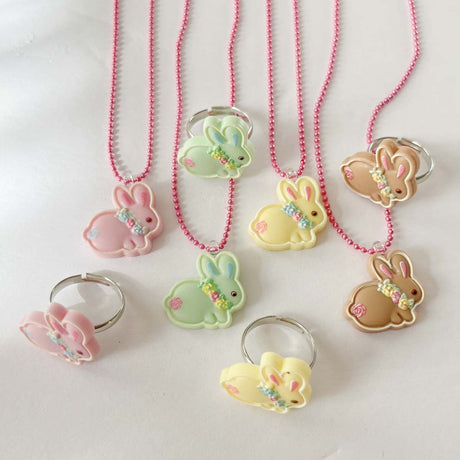 Bunny Cookie Kids Necklaces