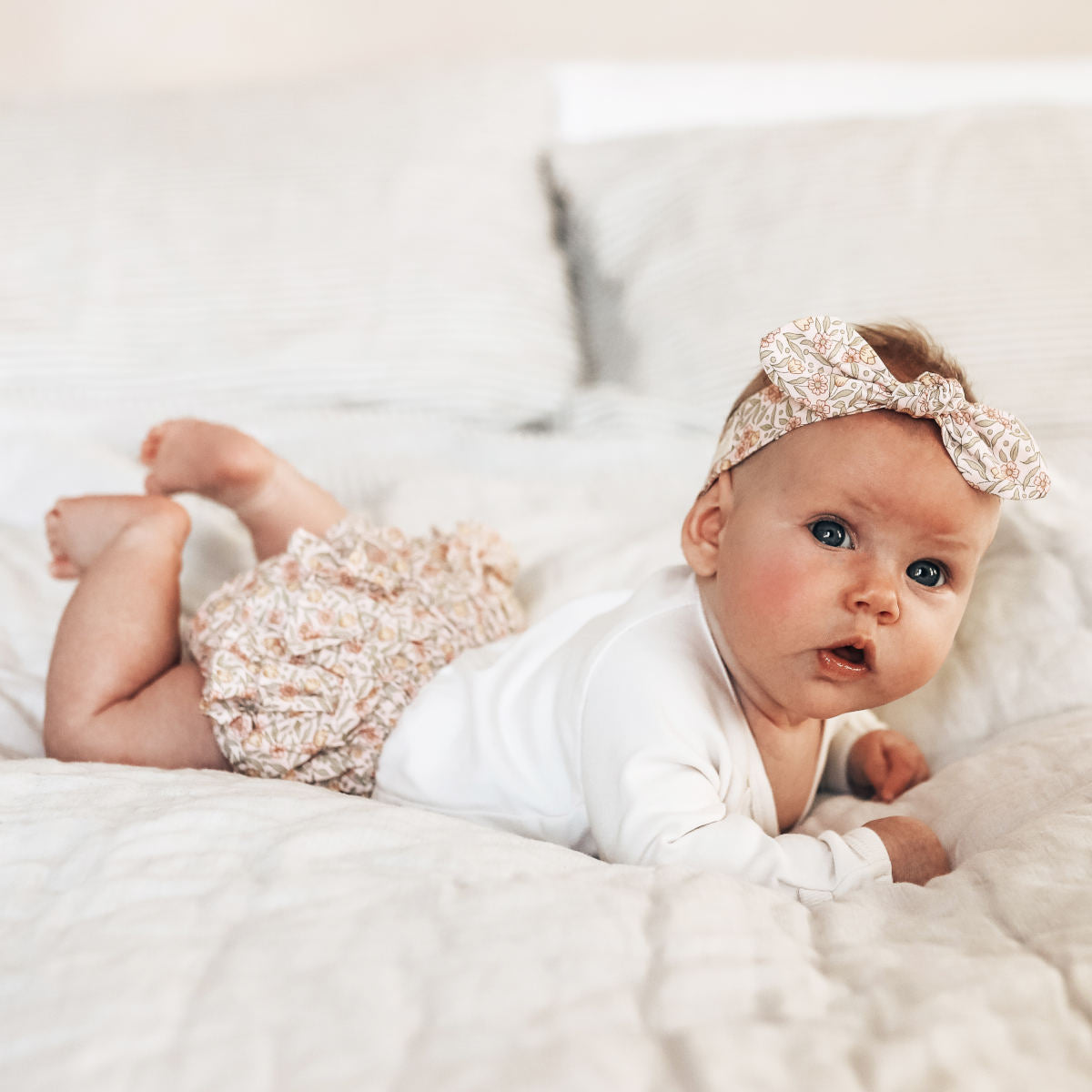 Alimrose Ruffle Bloomers  with Headband