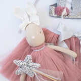 Alimrose Daisy Bunny Blush Sparkle, 19 inches