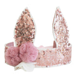 Alimrose Sequin Bunny Crown