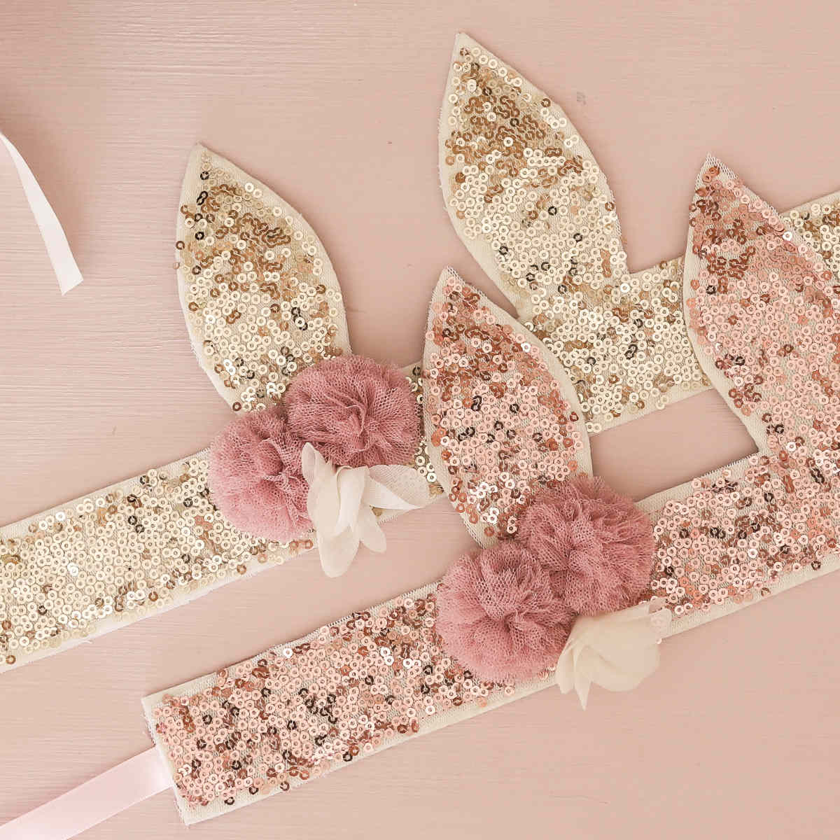 Alimrose Sequin Bunny Crown