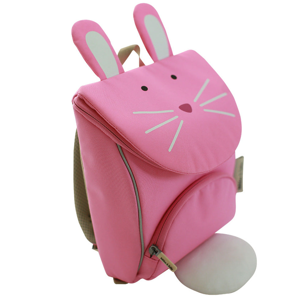 Milo & Gabby Toddler Backpack with Safety Strap, Rabbit