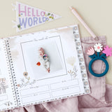 Wildflower Meadow Luxe Baby Keepsake Book