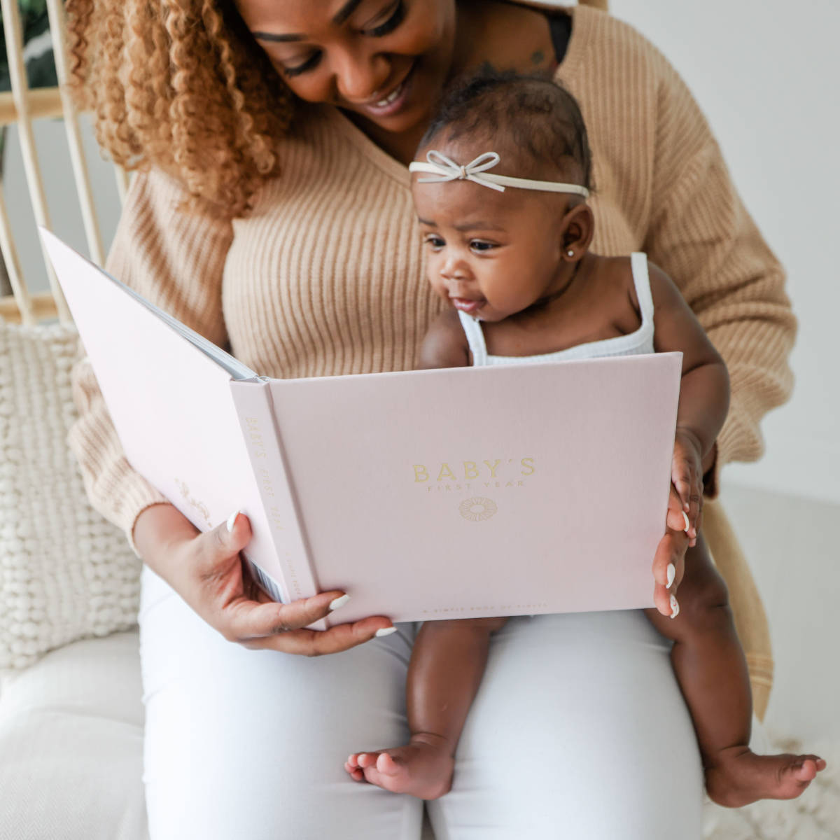 Wildflower Meadow Luxe Baby Keepsake Book