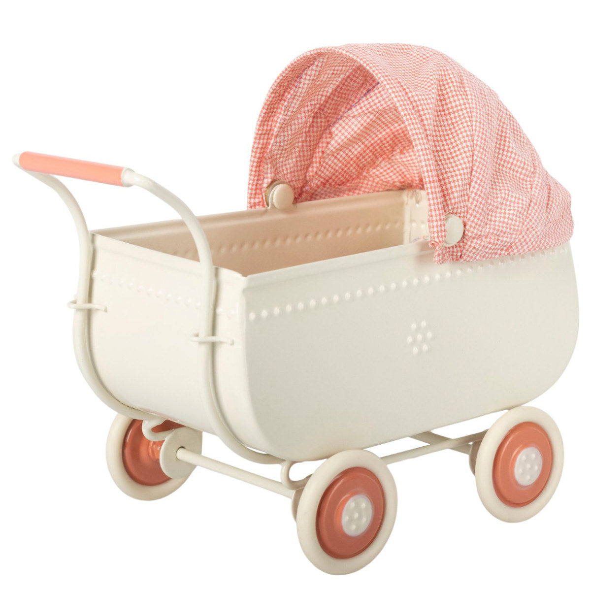 Maileg Mini Doll Pram, Coral