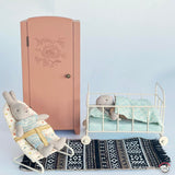 Maileg Miniature Wooden Closet, Dusty Rose