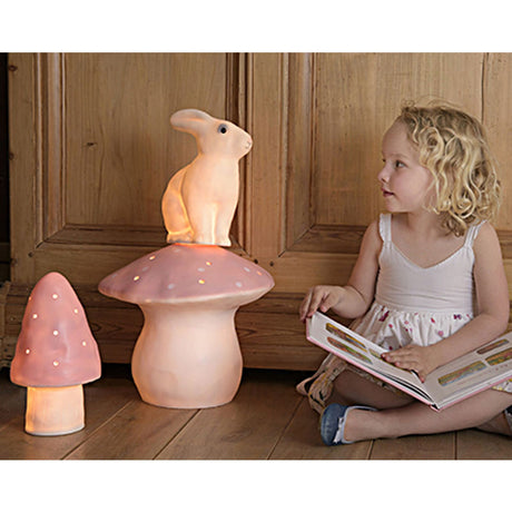 Egmont Heico Large Mushroom Lamp, Vintage Pink