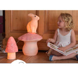 Egmont Heico Small Mushroom LED Lamp, Pink