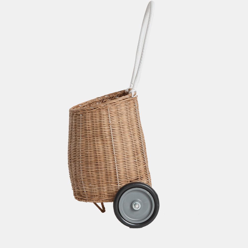 Olli Ella Luggy Wheeled Basket, Natural